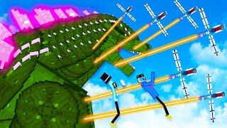 We Fire a Billion Space Lasers at Godzilla and Destroy the Universe People Playground!