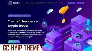 Buy GoldCoder HYIP Theme. Hyip Theme | HYIP SCRIPT