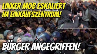 Linke greifen Bürger in Einkaufszentrum an! Polizei überfordert! AfD & Alice Weidel in Neu-Isenburg