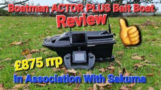 Boatman ACTOR PLUS Bait Boat Review Carp Fishing Pike Fishing Fish Finder Southcoast United Kingdom