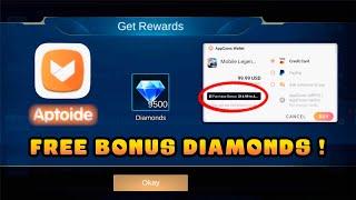 HOW TO GET FREE DIAMONDS IN MOBILE LEGENDS (2021) | RECHARGE AND GET BONUS DIAMOND - MLBB