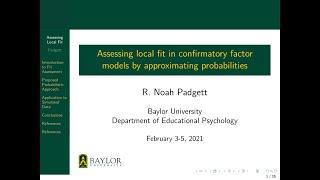 Assessing local fit in confirmatory factor models by approximating probabilities