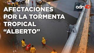 ¡Emergencia en Monterrey! Afectaciones por la tormenta tropical “Alberto”