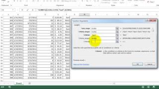 Excel: SUMIF and SUMIFS Functions