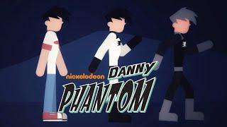 Danny Phantom my sticks + transformation test (Stick nodes)