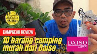 10 barang camping dari Daiso yang murah dan berguna