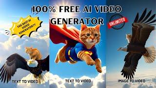 Generate UNLIMITED AI Videos for 100% FREE with WAN 2.1 | No Installation required.