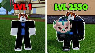 Noob To Pro In Blox Fruit But I Roll New Fruits Every 100  Levels | Roblox