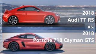 2018 Audi TT RS vs 2018 Porsche 718 Cayman GTS (technical comparison)