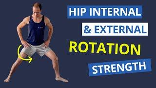 NEW Hip Internal and External Rotation Exercise for⬆️ Strength & Range