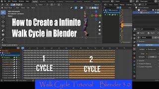 How to Create a Infinite Walk Cycle in Blender 3.0