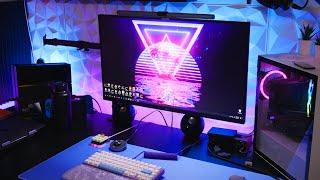 My Gaming Setup Tour 2021 - BenQ, 32 Inch Monitor, Custom Keyboards