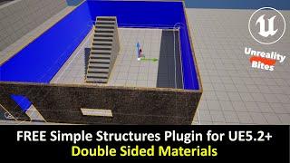 UE5: FREE Simple Structures Plugin - Double Sided Materials