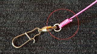 I bet you haven't tried this yet | Great fishing knot to try.