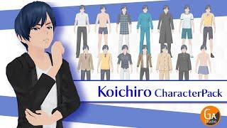 Koichiro Character Pack by Game Asset Studio