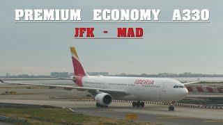 Iberia Premium Economy JFK - MAD A330 (with Spotting Session Deluxe)