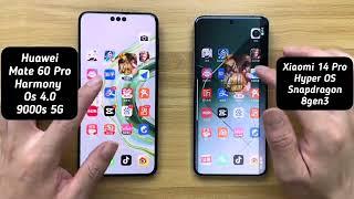 Xiaomi 14 Pro Vs Huawei P60 Pro speed Comparison!