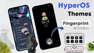 HyperOS Themes - Xiaomi HyperOS Coolest Themes | Fingerprint & Charging Animation & Custimazation 
