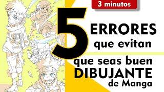 5 errores que evitan que seas buen dibujante de manga