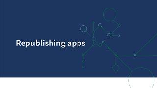 Republishing apps in Qlik Cloud