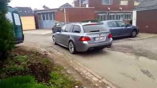 BMW E61 535D Bi-turbo insane exhaust sound!