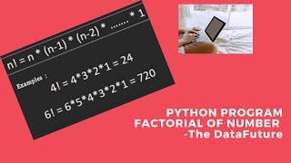 Python Program II Factorial of Number using For Loop