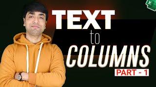 Text to Columns in Excel Part 1| How to Split Multiple Lines in a Cell into a Separate Columns
