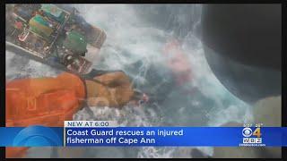 Coast Guard Rescues An Injured Fisherman Off Cape Ann