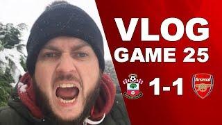 SOUTHAMPTON 1 v 1 ARSENAL - ANOTHER AWFUL PERFORMANCE - MATCHDAY VLOG