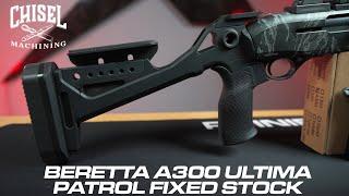 Chisel Machining Fixed Stock for Beretta A300 Ultima Patrol | Rainier Arms