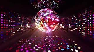 Spinning Pink Colorful  Disco Ball Vj Loop - Disco Ball Animation Party Background