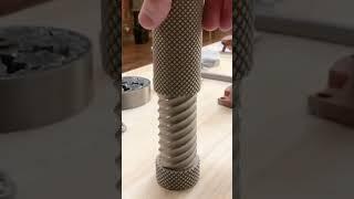 Amazing 3D Printed Metal Knurl