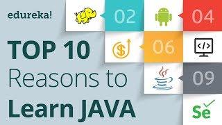 Top 10 Reasons to Learn Java in 2021| Why Learn Java Programming | Java Training | Edureka