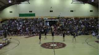 2012 LCHS La Cañada High School Amazing Jump Rope Performance Homecoming Assembly