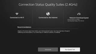 Performing a speed test on Fire Stick