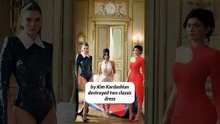 By kim kardashian destroyed two classic dress #celebrities #movie #hollywood