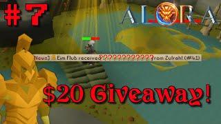 OUR BOSSING LUCK IS INSANE!!! | ELITE IRON EP. 7 | $20 GIVEAWAY! | ALORA RSPS