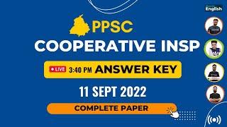 PPSC Cooperative Society Inspector Analysis PPSC Cooperative Inspector Answer key