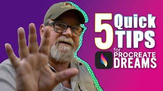 5 Quick Tips for Procreate Dreams #Animation #tips #howto