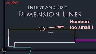 AutoCAD Basics - Edit Dimensions (Simple Tutorial!!) PART 1