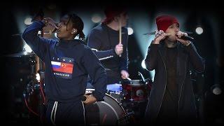 twenty one pilots & A$AP Rocky VMAs Performance 2015 [HD]