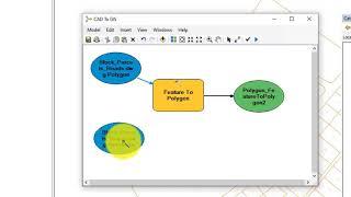 2-12 Introduction to Model Builder for designing a tool to convert an AutoCAD file to GIS