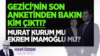 GEZİCİ'NİN ANKETİNDEN BAKIN KİM ÇIKTI! EMREM İMAMOĞLU MU, MURAT KURUM MU?