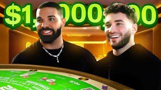 Adin Ross High Stake Gambling with DRAKE! ($1,000,000+)