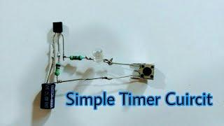 Simple light off timer circuit using one transistor | Timer circuit