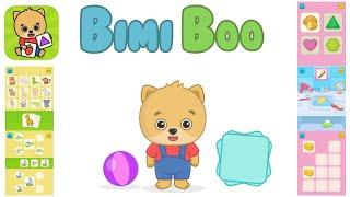  BIMI BOO Learning Games Playthrough Part 2 of 2 | Games for toddlers | Learning English