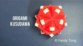 Origami Dice Kusudama