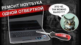 ASUS A52J не включается (диагностика и ремонт ноутбука с помощью отвертки)