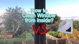 How to clean windows from inside？Use Baffect Double Sided Magnetic Window Cleaner