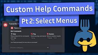 Custom Help Commands [#2] Select Menus - Python Discord Bot